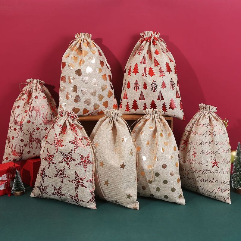 Umweltfreundliche Weihnachtssacktasche für Kleingeschenke und Süßigkeiten