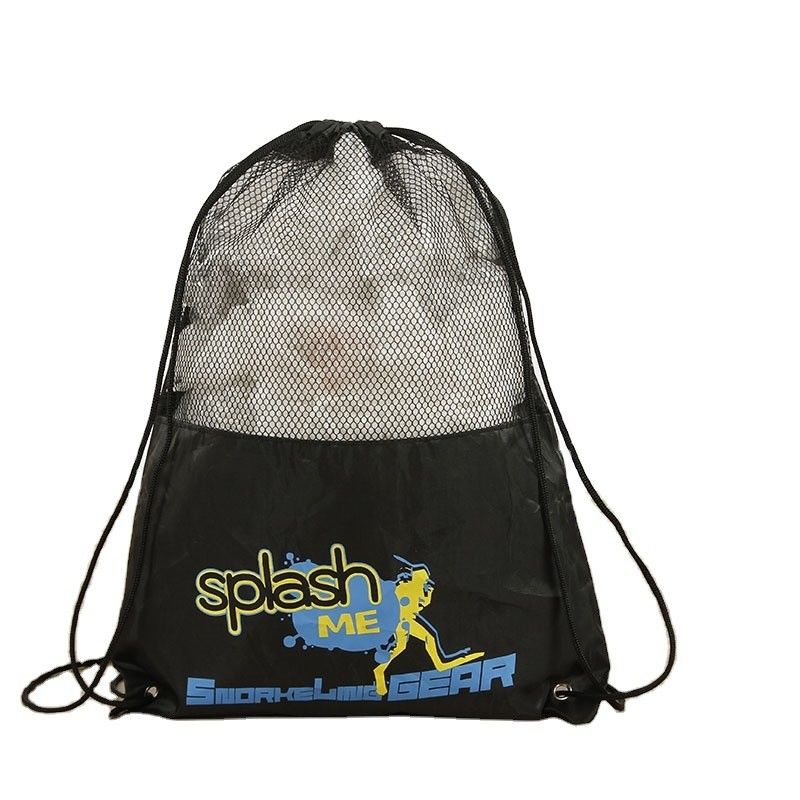 Mesh Polyester Geschenk-Ziegel-Tasche Recycling-Nylon-Polyester für wiederverwendbare Sporttaschen