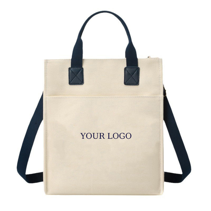 PU-Handtasche Eco-Friendly Wasserdicht Laminate Canvas Tote-Einkaufstüte mit Custom Logo