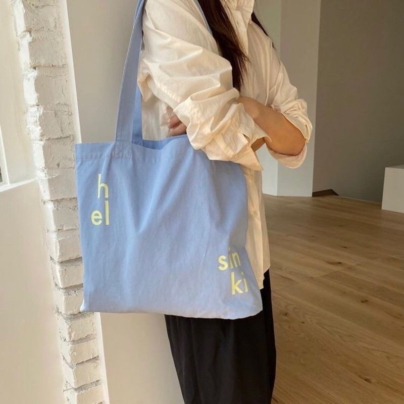 Personalisiertes Logo Druck 100% Bio Baumwolle Große Tote-Tasche für Großhandel Wiederverwendbares Einkaufen