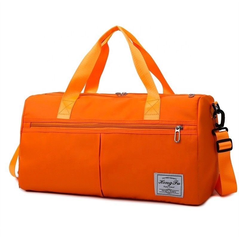 Großkapazität Custom Logo Sport Canvas Gym Taschen für Unisex Wochenend Reise Training