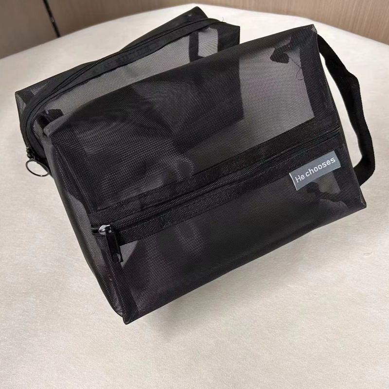 Neueste Maschen-Kosmetik-Tasche für Mädchen Frauen professionelle Reise-Speicher OEM/ODM akzeptiert