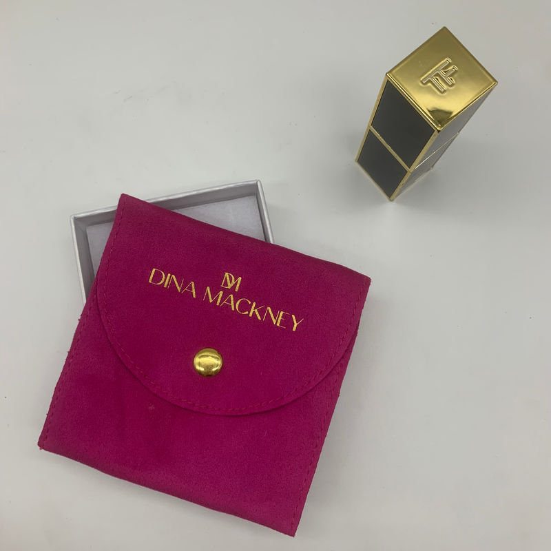 Gemachte Suede Umweltschonende Schmucktasche Schmuckverpackung Anzeigeart