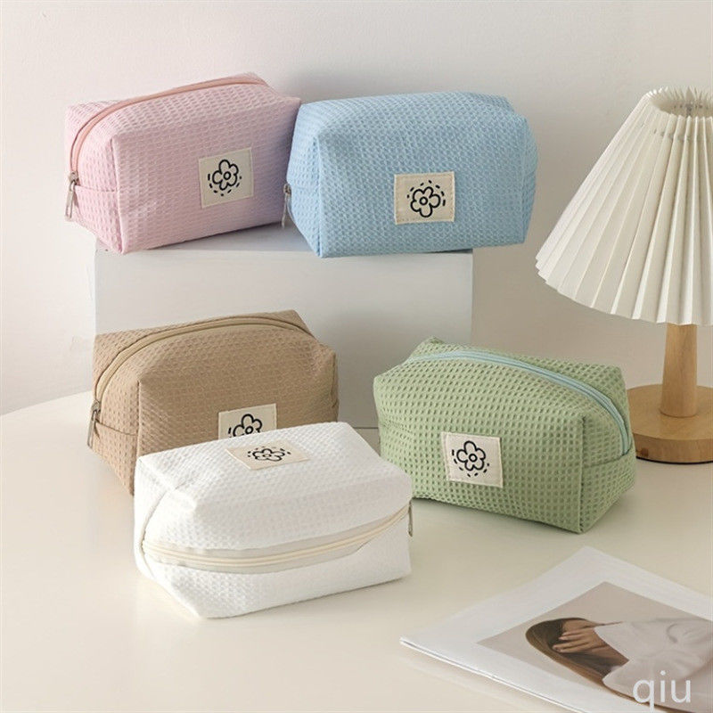 Druckmuster Typ Polyester Make-up Bag Multifunktion Custom Kosmetik Tasche mit Griff