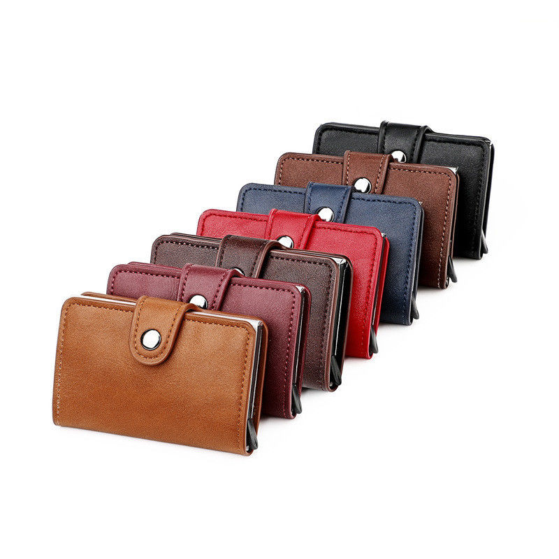 Dreifach gefaltete PU-Leder-Männerbörse mit individueller Tote-Tasche und Speicherkomfort
