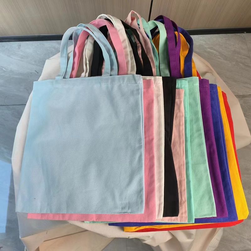Auskleidungsmaterial Leinwand Warm recycelte einfache Baumwollkauftasche Werbung Tote-Tasche zur Werbung