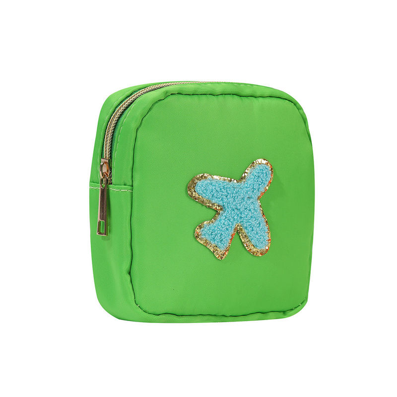 24 Farben Reißverschluss Wasserdichte Toilettenbeutel Große Make-up-Taschen für Reisen in Nylon-Tasche