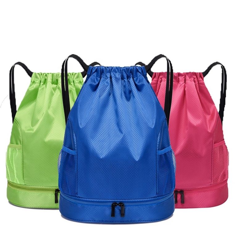 Akzeptable OEM/ODM Wasserdichte Schnürrücksack für Frauen Männer Sport Beach Gym Tasche