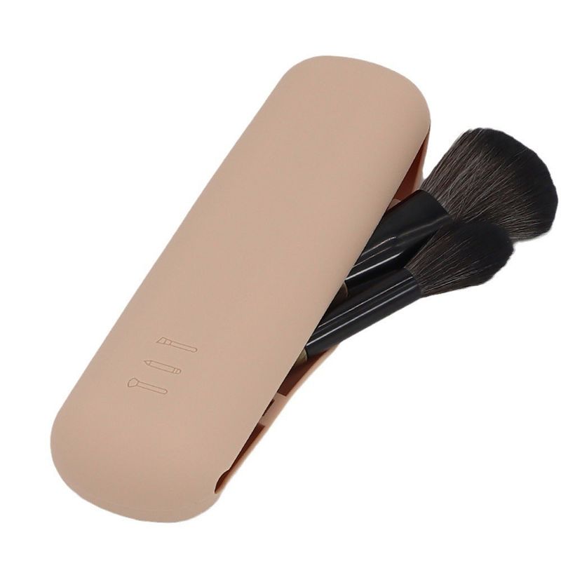 Mode-Stil angepasste tragbare Silikon-Make-up-Bürste Tasche für die kosmetische Lagerung