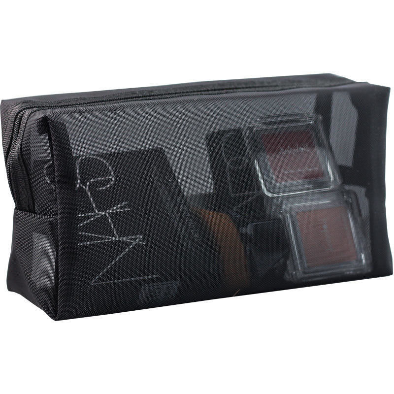 Transparent Mesh Toilettensack für Geschäftsreisen Portable Wasch Dusche Kosmetik Tasche
