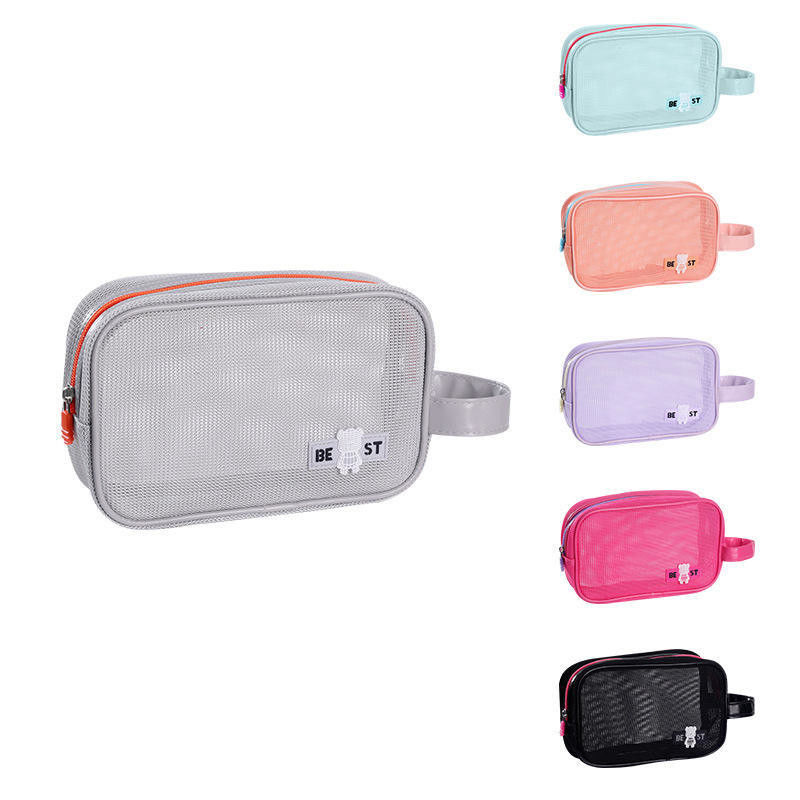 Polyesternetzstrandtasche für Geschäftsreisen und Urlaub Das perfekte Reisezubehör