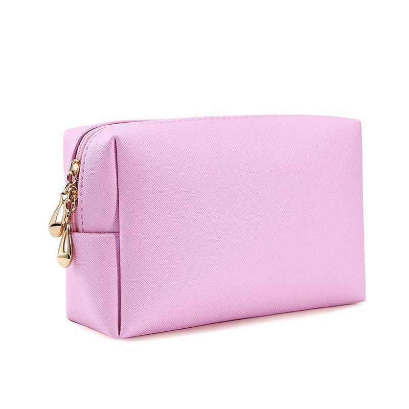 Make-up-Kosmetik-Tasche nicht gewebte langlebige Reißverschlussbeutel Waschbar Eco-Friendly Pink OEM/ODM