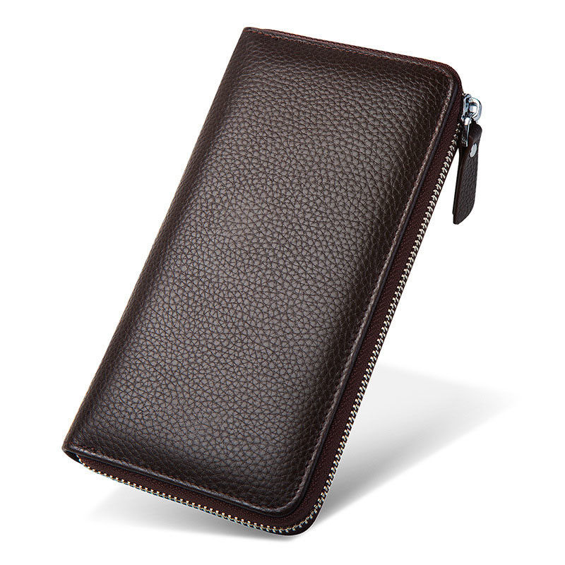 Slim Genuine Wallet Holder Tasche aus echtem Leder mit Custom Logo von Customized