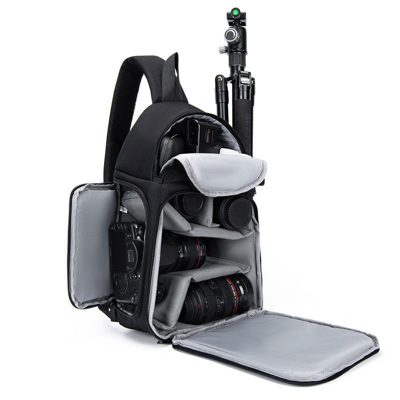 Personalisierte Logo Portable Wasserdichte Kamera Rucksack für DSLR Kamera Objektive und Zubehör