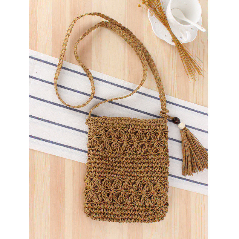 2023 Fashion Handtaschen Frauen Gewebte Strohtasche Sommer Strand Tote Tasche mit Custom Logo