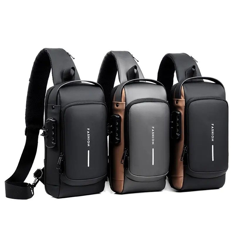 2023 Neueste Mode Männer Crossbody Sling Bag mit wasserdichtem Design und Custom Logo