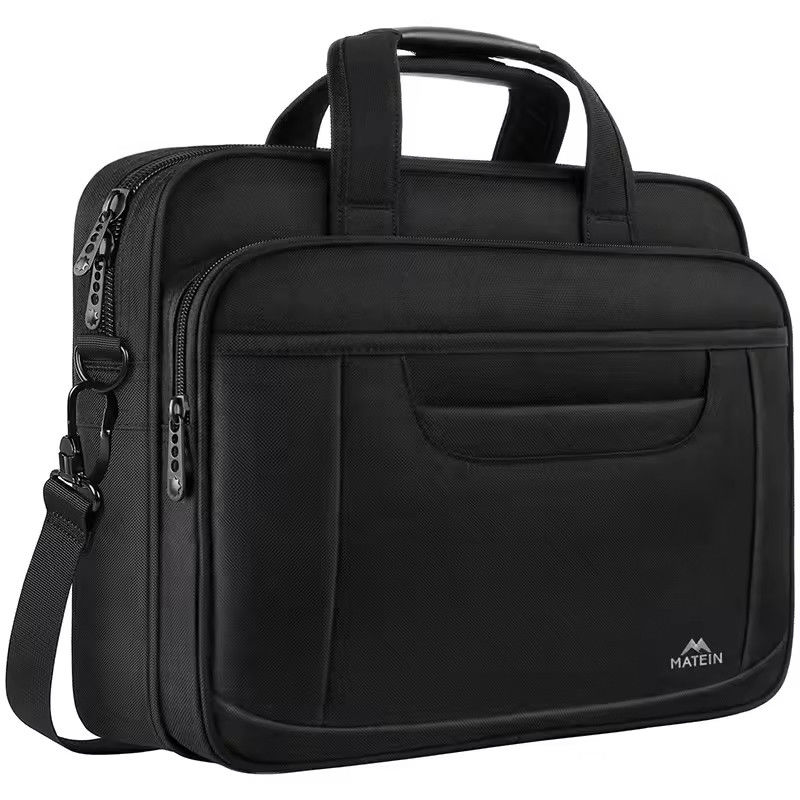 Personalisierte Soft Bag Männer Messenger Tasche für Geschäftsbüro Anwalt Attache Fall in schwarz