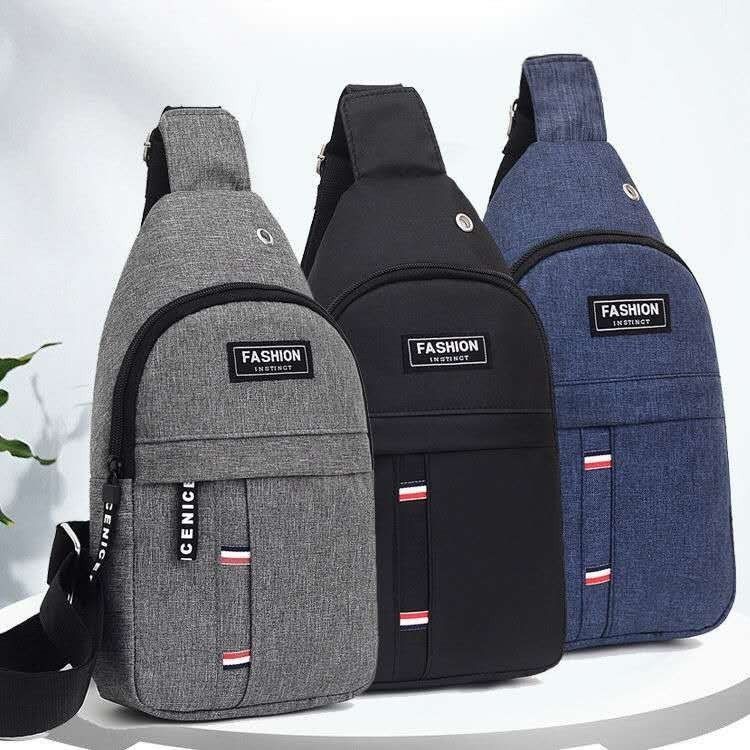 Jugend Unisex Taille Tasche Kleiner Rucksack für Sport Trend Feste Farbe Einfach Schulter Messenger Tasche