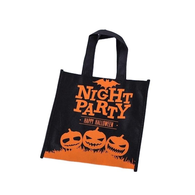 Halloween-Dekorationen Requisiten Kind Portable Kürbis Tuch Süßigkeiten Tasche für Kinder Party