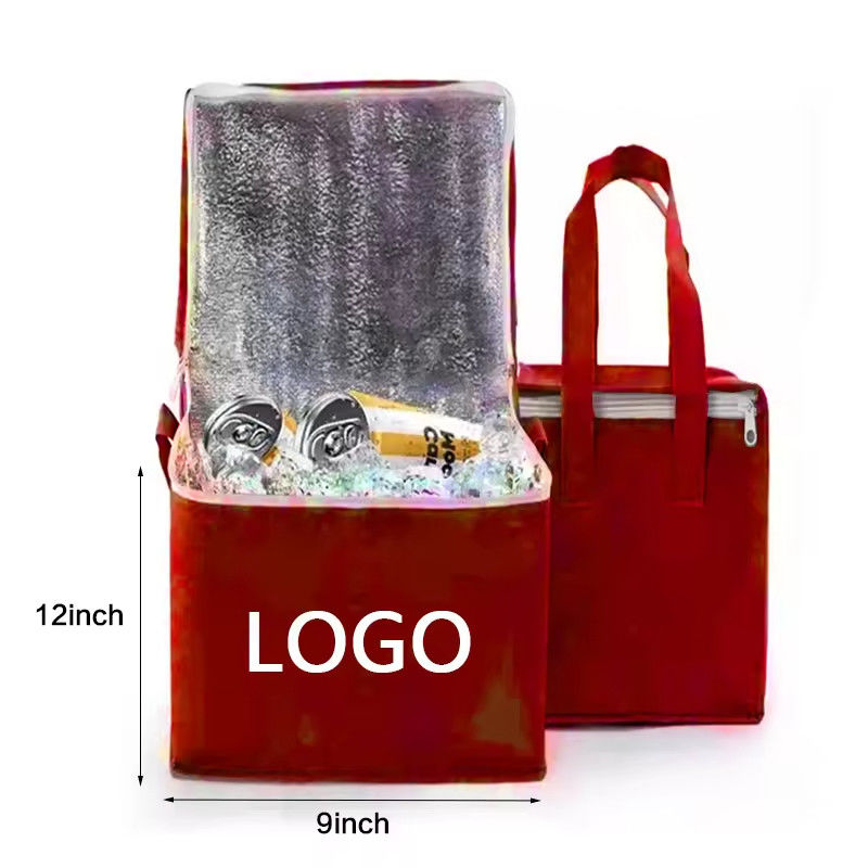 Custom Logo Soft-Loop Kühltasche für isolierte grüne Lebensmittel Picknick Bier und mehr