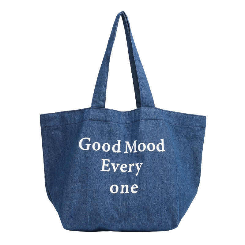 All Seasons Vintage Denim Brief-Tote-Tasche für große Kapazität und mehr