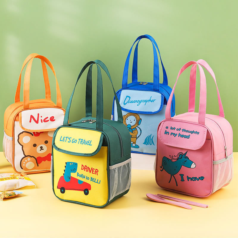 Isolierte Tasche für Kinder, tragbare Handtasche, niedliche Lunchbox, OEM/ODM akzeptabel