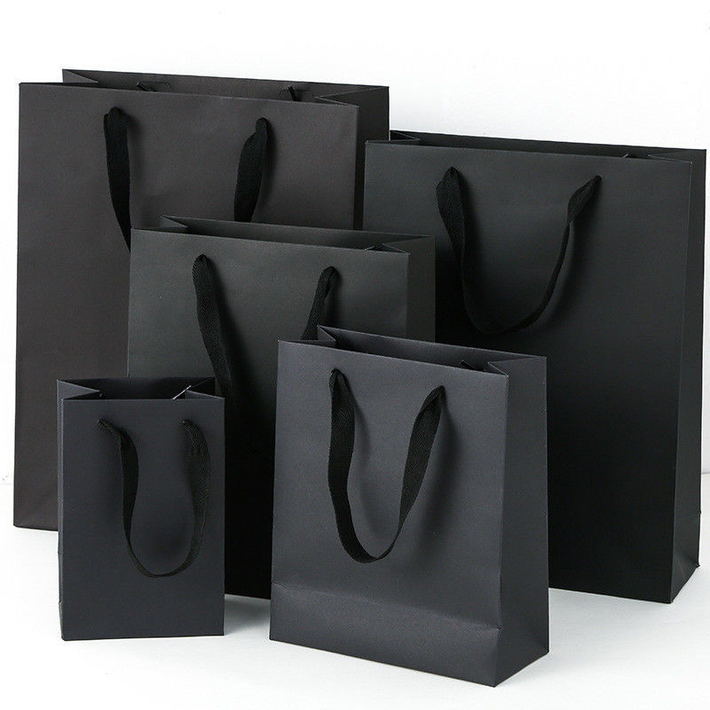 Custom Printed Logo Luxus Boutique Shopping Papier-Geschenktaschen