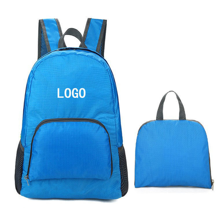 Customized Logo Baumwolle Stoff Gym Stil Rucksack für Outdoor Sport Klettern Camping Wandern