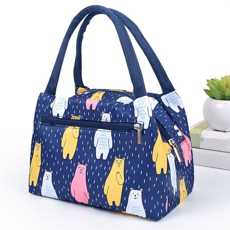 Isolierte Thermal Fashion Style Kühlschrank Picknick Lunch Box Tasche für den täglichen Bedarf