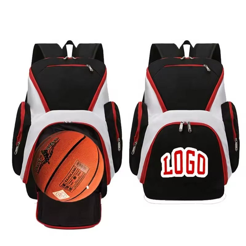 Team Basketball Rucksack Männer Sport Gym Tasche mit Buchstabenmuster und Reißverschluss
