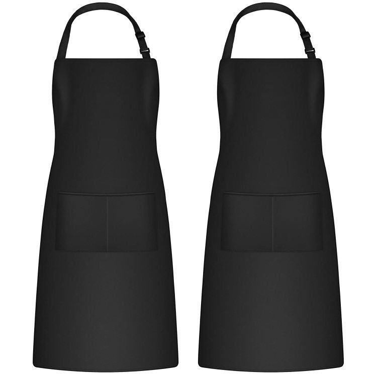 Uniform Stoff Typ Custom Logo Wasserdicht Küchenchef Schürze für Cafés Restaurants Kochen
