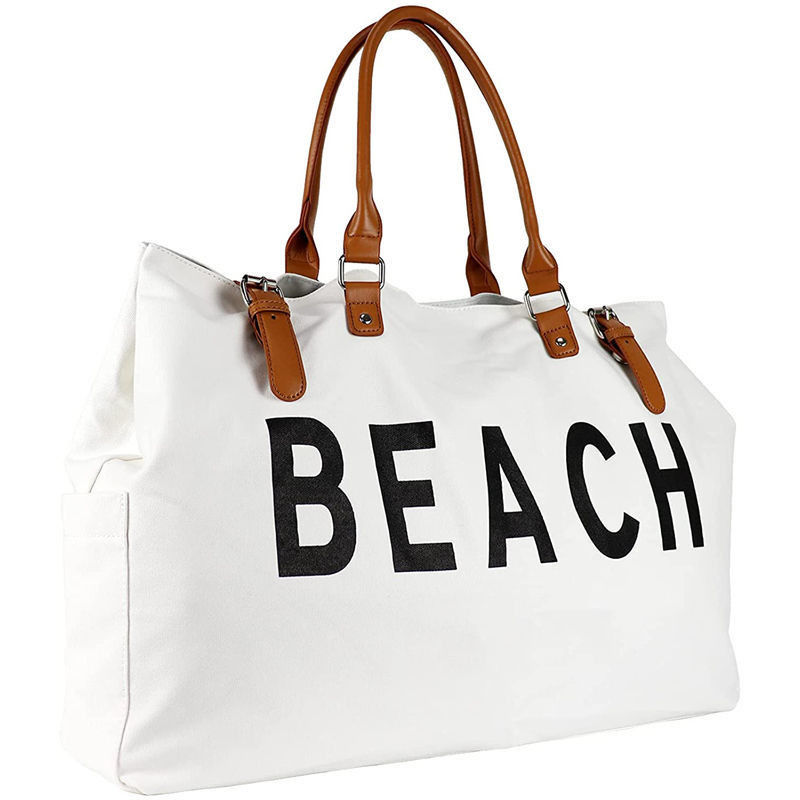 Custom Canvas Tote Bag 2023 Design Große Strandtasche für Frauen Wasserdicht und Sanddicht