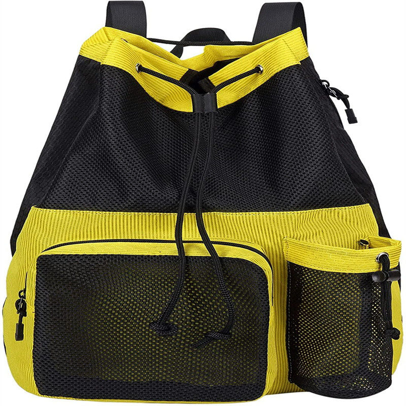Akzeptable OEM/ODM Bow Pattern Mesh Gym Rucksack für Schwimmbad Beach Yoga Arbeitsgeräte