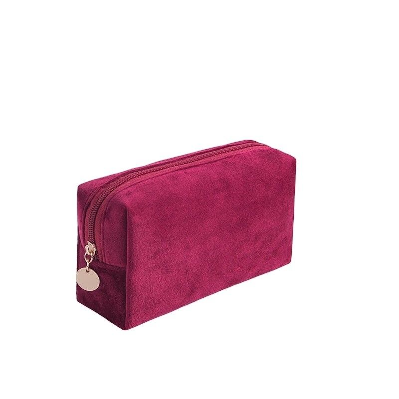 Soft-Loop-Stil Samt Tasche für benutzerdefinierte Make-up und personalisierte Brautjungfer Geschenke