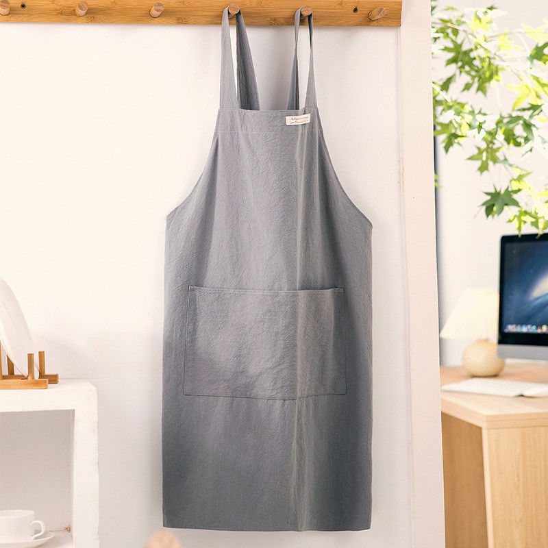 Besondere Baumwollschürze mit Tasche für Zuhause Restaurant Bar Cafe Uniform