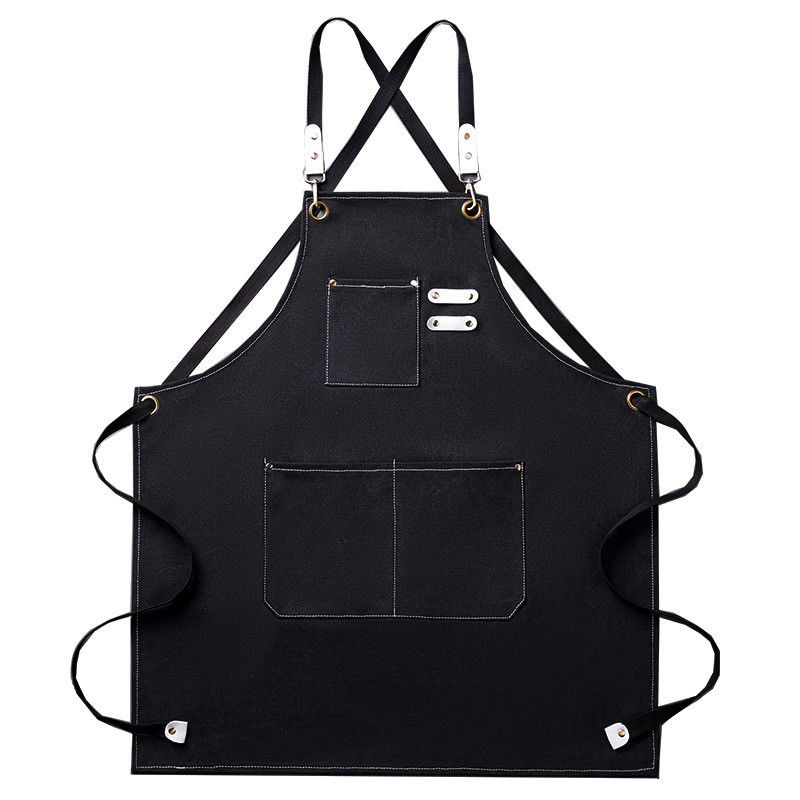 Uniform Typ Kellner Personal Custom Leinwand Küchenchef Baumwolle Unisex Schürze für Küchenbar Arbeit