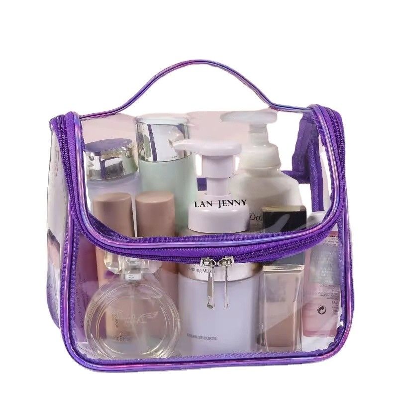 Einkaufsgüter Transparente Schönheit Reise Toilettenartikel PVC-Kostüm Kosmetiktasche für Reisen