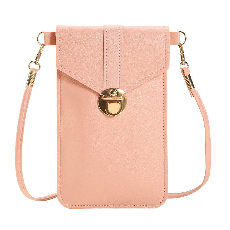 Alltagsleben Kleine Crossbody-Telefontasche mit individuellem Logo und Nackengurt