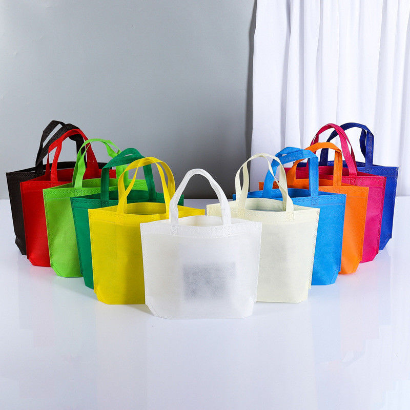Farbgeschneiderte nicht gewebte Lebensmitteltotebag für Geschenktasche