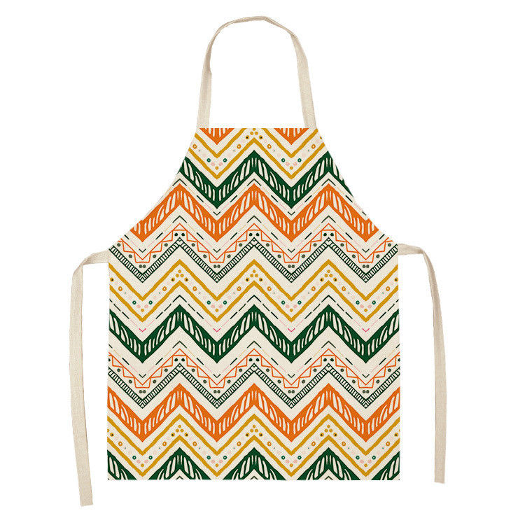 Restaurant Bar Custom Logo Druck Kinder Kochen und Backen Baumwolle Bettwäsche Schürze Uniform