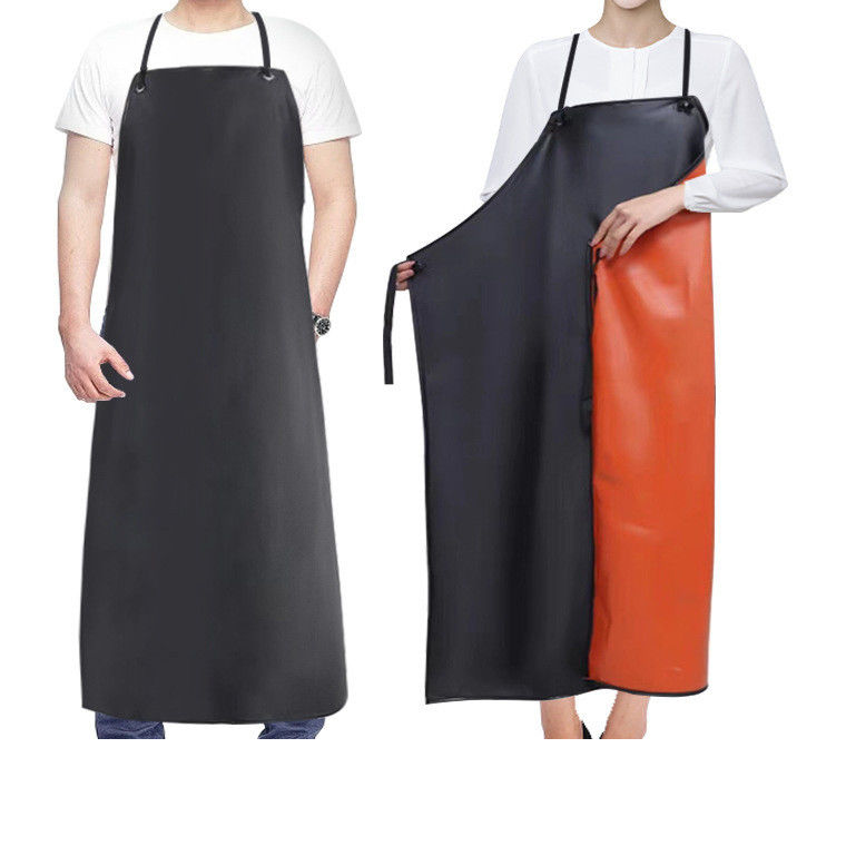 Handgefertigte Lederaufmachung Logo-Druck Schürze Hitzebeständigkeit BBQ Werkzeug Schürze für Männer