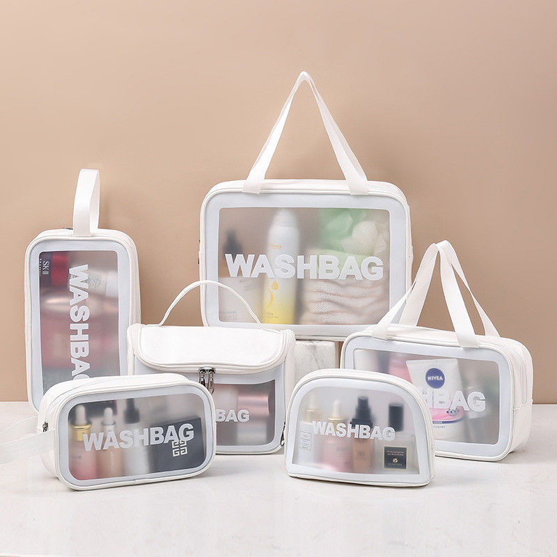 Verschluss mit Reißverschluss, eigene Tasche, Schönheitsmake-up-Tasche mit gedrucktem Logo und Reisekosmetiktasche