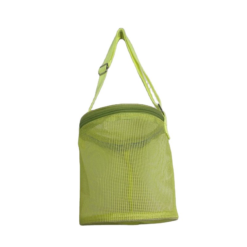 3D-Kreislauf-Sandgräber-Spielzeug-Storage-Tasche Custom Logo Mesh Shell Sammeltaschen für Strand Spaß