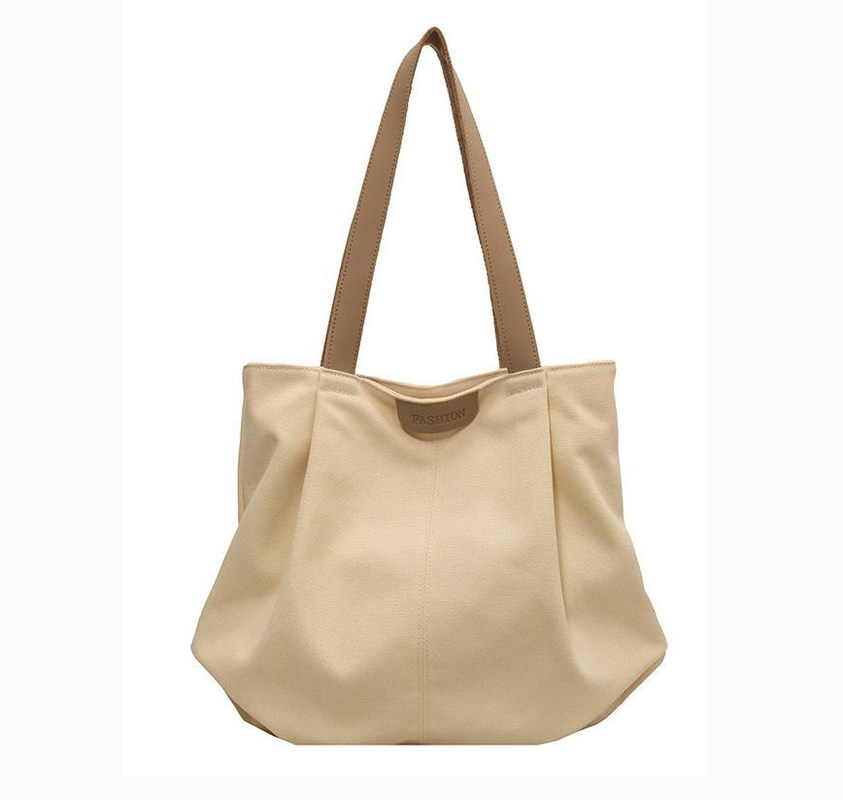 Luxus-Frauen-Tote-Handtasche Mode Crossbody-Tote-Tasche Leinwand mit Taschen Custom-Logo Polyester-Bindung