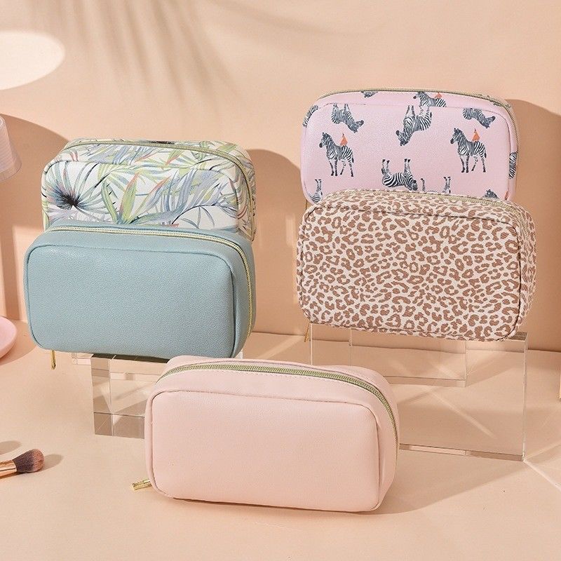 Personalisierte Farbe Private Label Make-up Tasche mit wasserdichtem Reißverschluss Design