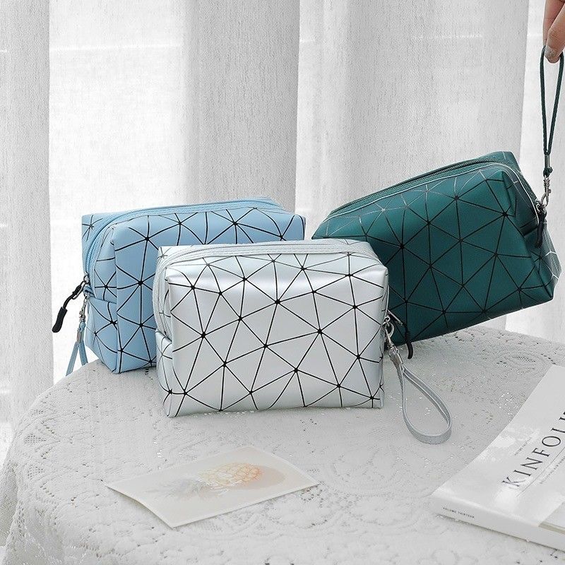Custom Design PU Leder Privatetikett Makeup Tasche Kosmetik Tasche Makeup Kleine Bestellungen