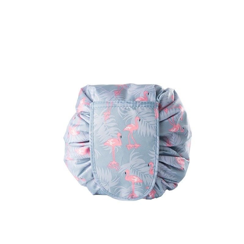 Bequem angepasste Farbe wasserdicht Klappbare Ziehseile Leinwand Make-up-Tasche für Kosmetik