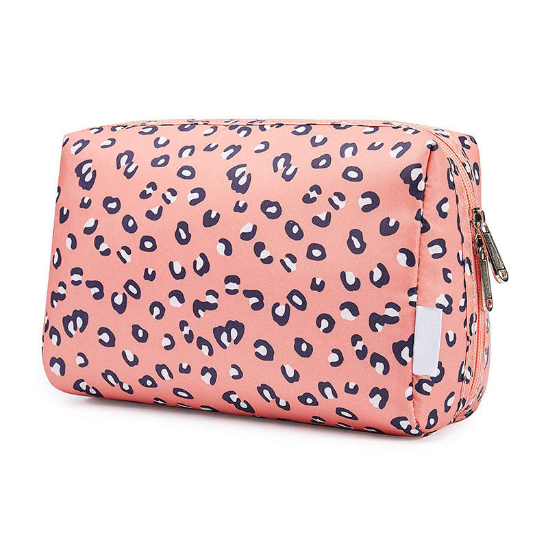 Custom Recycling Makeup Bag Case aus Polyester für eine umweltfreundliche Schönheitsorganisation