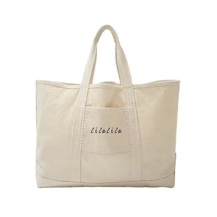 Unisex Mode Großkapazität Leinwand Tote Tasche für Shopping und Strand