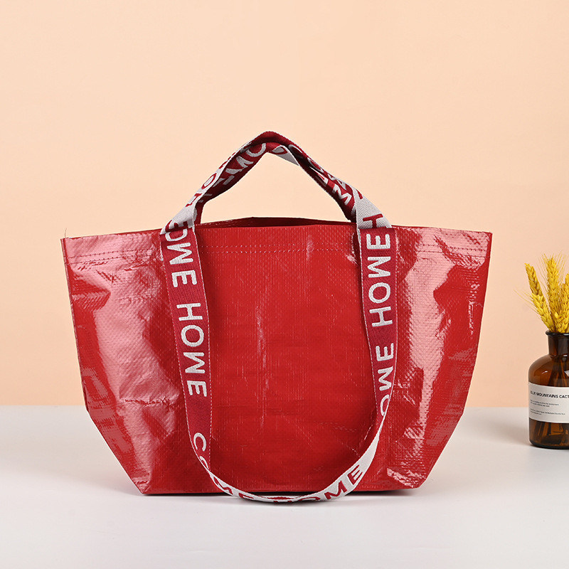 Farbgeschneiderte Schwerlast-Laminierte Polypropylen-Druck-Gewebe-Tote-Tasche mit Griff